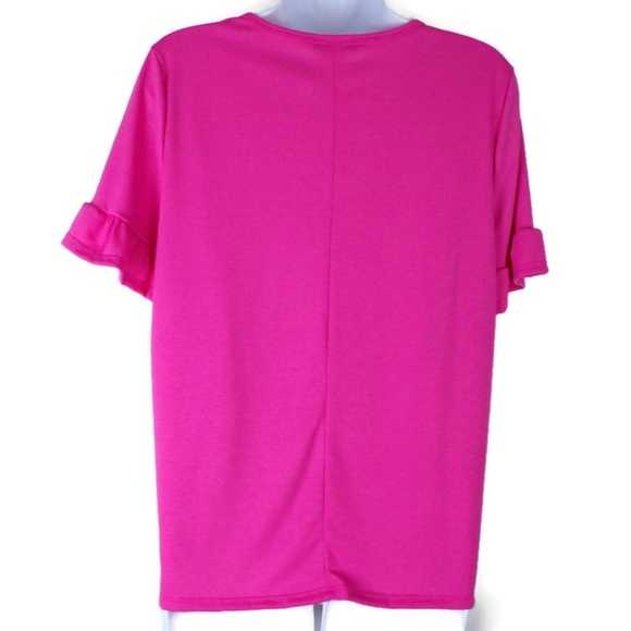 Frida Khalo Top With Applique Flowers W1309 - Picture 4 of 7